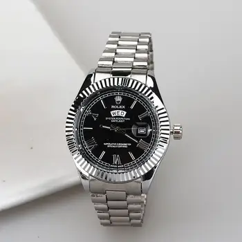 

Rolex- Women Men's Quartz Watch fashion Luxury Tops brand Gift gold Casual Waterproof Designer watches 927Orders