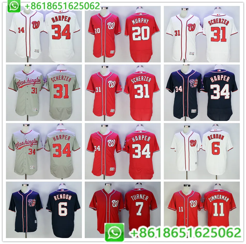 Мужская футболка с принтом &quotThe Washington Bryce Harper Max Scherzer Trea Turner Ryan Zimmerman Anthony Rendon danel