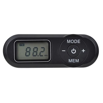 

Mini Portable FM Radio, Pocket Radio Receiver with Earphone FM Bass Stereo Radio For Walking Running Jogging