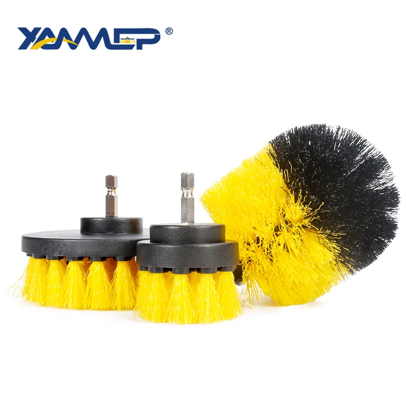 Щетка для мытья автомобиля 3 штуки сверлильный ACTIVATEDBRUSH комплект чистки