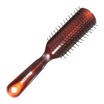 

Practical Anti-static Nylon Comb Teeth Massage Comb Hair Comb Amber Hollow Hair Comb New Arrive