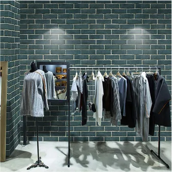 

Decoration MuralVintage Textured Brick 3D Wallpaper PVC Self Adhesive Wallpapers For Living Room Bedroom Shop Hotel Background