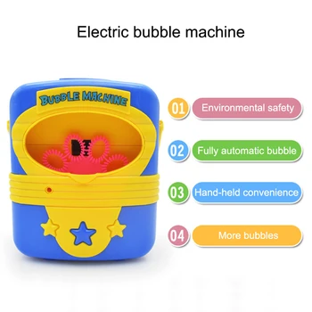 

Children Bubble Machine Automatic Bubble Maker Durable Bubbles Blower for Christmas Parties Wedding Hot Sales