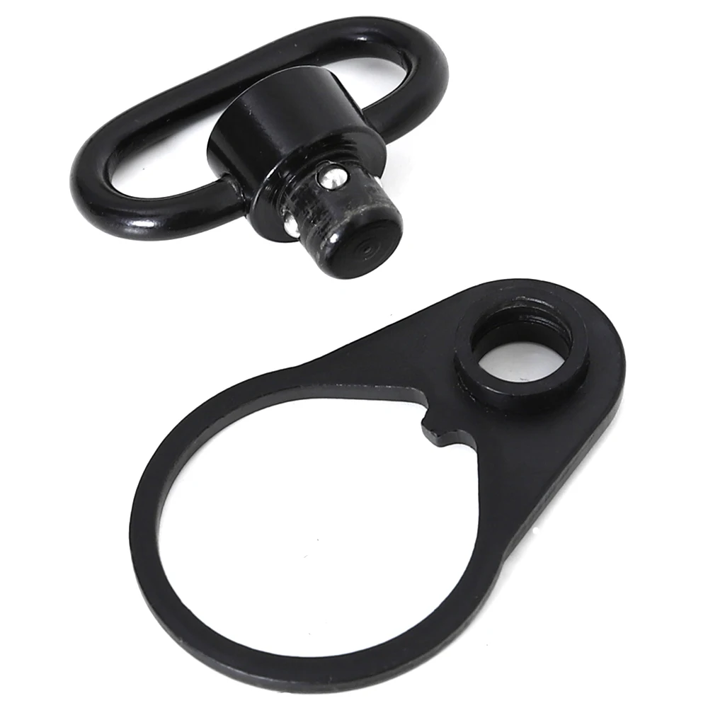

FAST CHECKING QD Quick Detach Sling Swivel Ring Tactical 30mm QD Ring Buckle Ambidextrous End Plat ar 15 .223 AR15 Mount Adapter