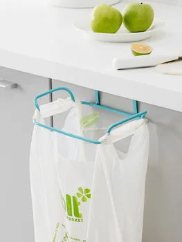 

Eco-friendly Kitchen Door Back Hanging Style Cabinet Stand Trash Garbage Bags Rack Dotomy Metal Hanger Holder