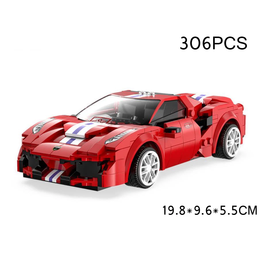 

Technical Build Block App Rc Super Sport Car Model Radio 2.4ghz Remote Control Vehicle Itailia Horse Logo Ferra 488 Brick Toy