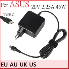 

20V 2.25A 45W Type-C USB-C AC Adapter Charger For Asus Chromebook C302 C302C C302CA C523 C523N C523NA UX370UA UX370U UX370 UX390