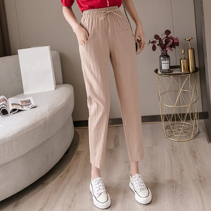 womens cotton summer trousers