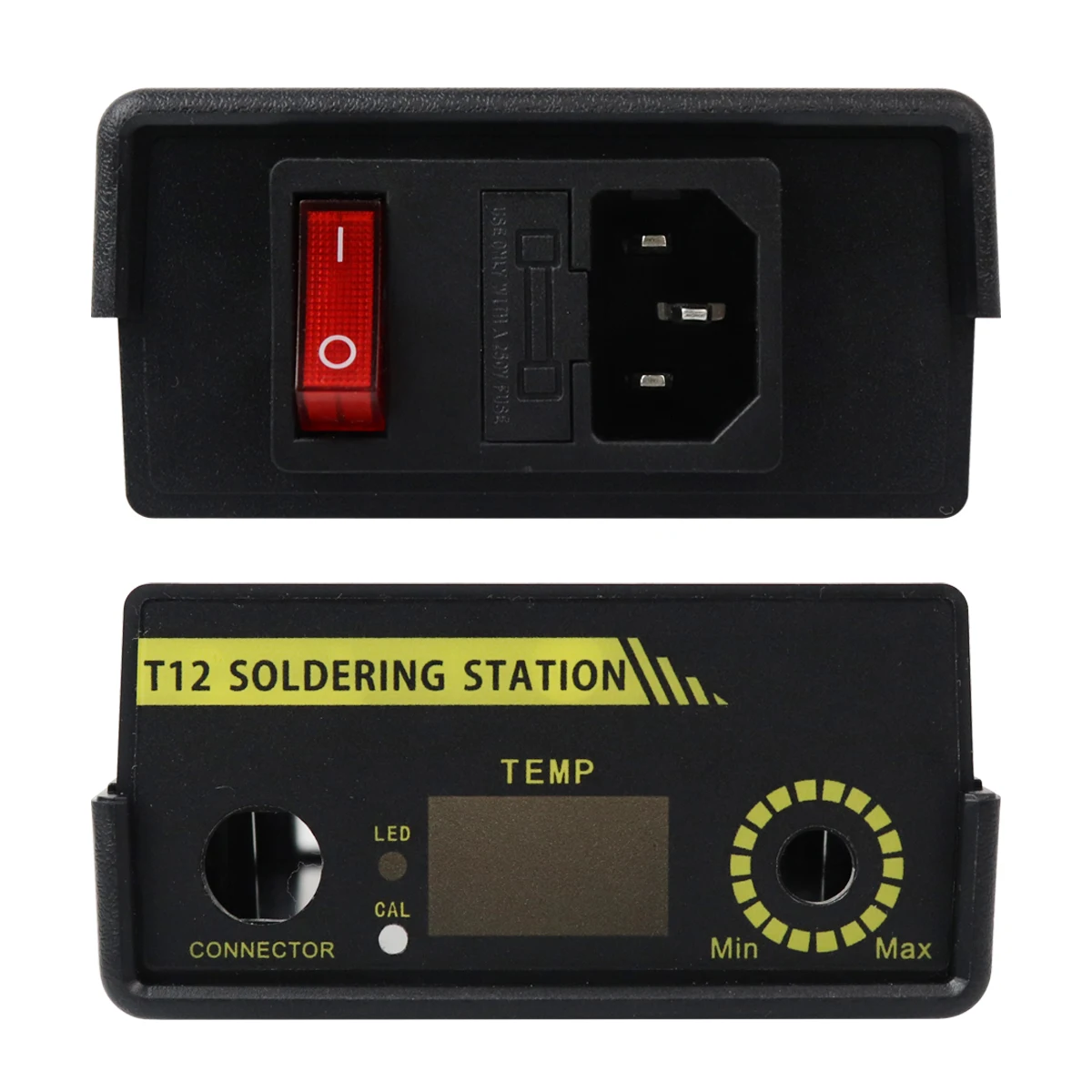 Electric Unit Digital Soldering Iron Station Temperature Controller Kits for HAKKO T12 Handle DIY kits LED vibration switch 3