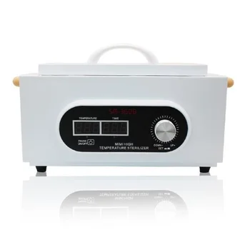

New LCD Display High Temperature Disinfection Cabinet Sterilizer Nail Tool Electric Heating Sanitizing Box for Home Office