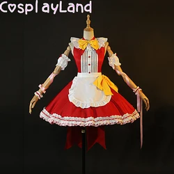 Game Touhou Project Cosplay Flandre Scarlet Costume Fancy The Embodiment of Scarlet Devil Cosplay Women Red Maid Lolita Dress