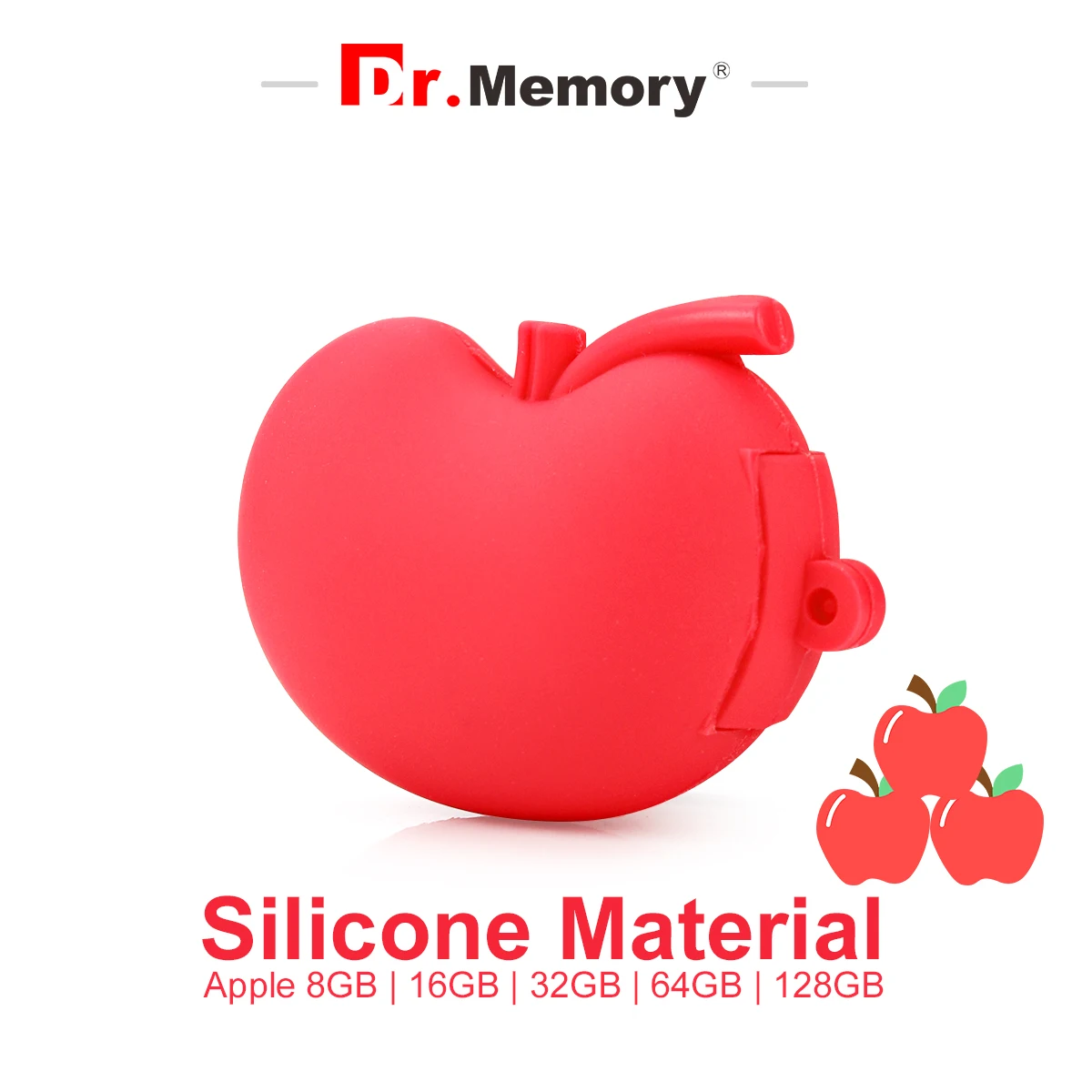 

USB-флеш-накопитель Dr.Memory Apple, 32-128 ГБ, 4-2,0 Мб