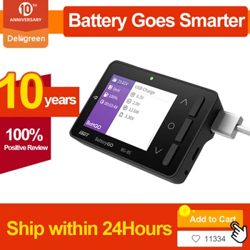 

BG-8S Smart Battery Checker Quick Charge Function Balancer Receiver Signal Tester ameter volt meter IT60i connector