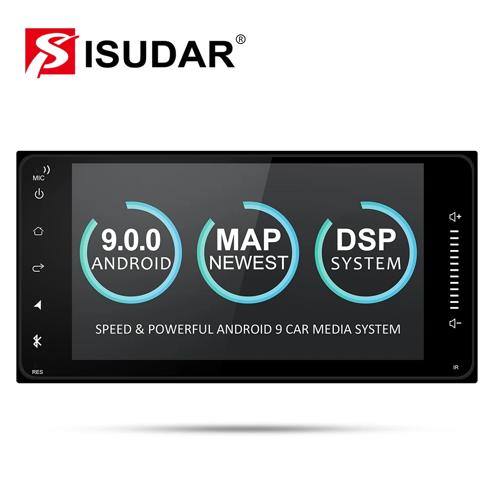 Isudar 2 Din Авто Радио Android 9 для Toyota/Corolla/Terios/Altis/RAV4/CAMRY автомобильный мультимедийный плеер Видео плеер gps USB DVR