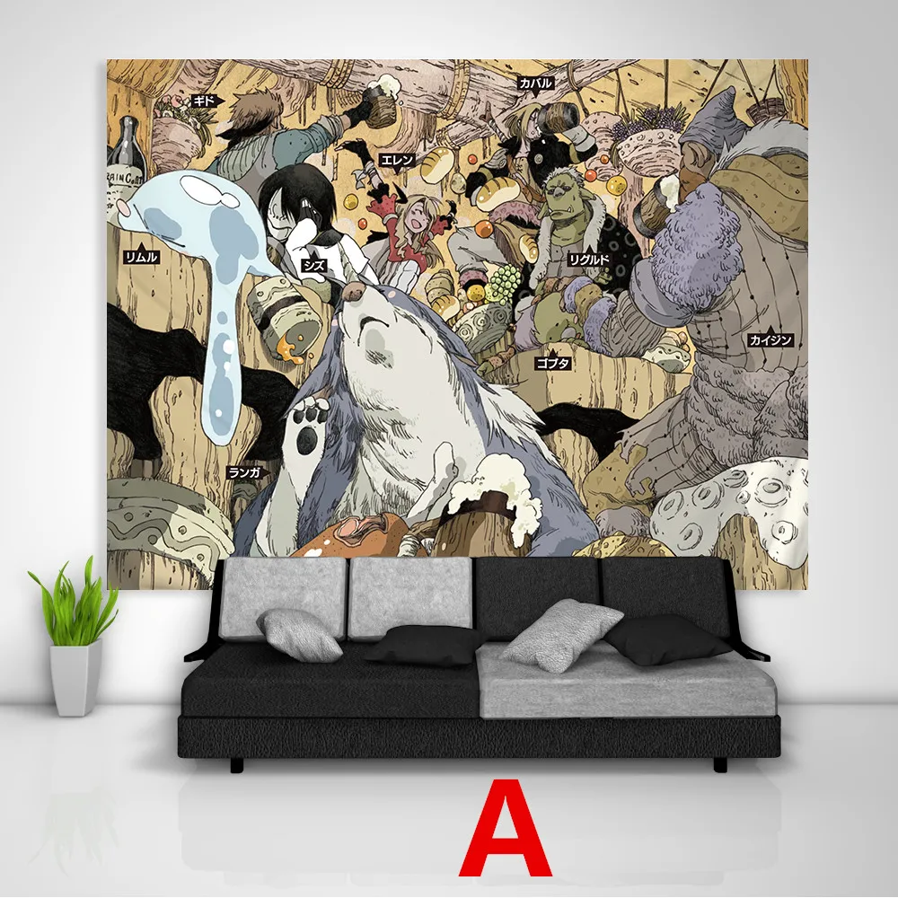 2023 Pop Anime Tensei Shitara Slime Datta Ken Characters Posters and Prints  Canvas Painting Wall Art Picture Living Room Decor - AliExpress