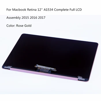 

Genuine A1534 LCD Screen Display Assembly for Macbook Retina 12'' A1534 Complete Full Assembly 2015 2016 2017 Rose Gold