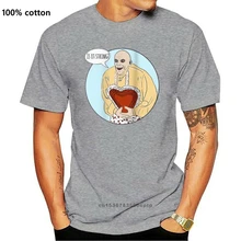 Addams rodzina wujek Fester ręcznie ilustrowany Unisex bawełniana koszulka wszystkie dostępne rozmiary męska koszulka tanie tanio CASUAL Cztery pory roku Z okrągłym kołnierzykiem SHORT CN (pochodzenie) Sukno COTTON Na co dzień Drukuj 2021 men women