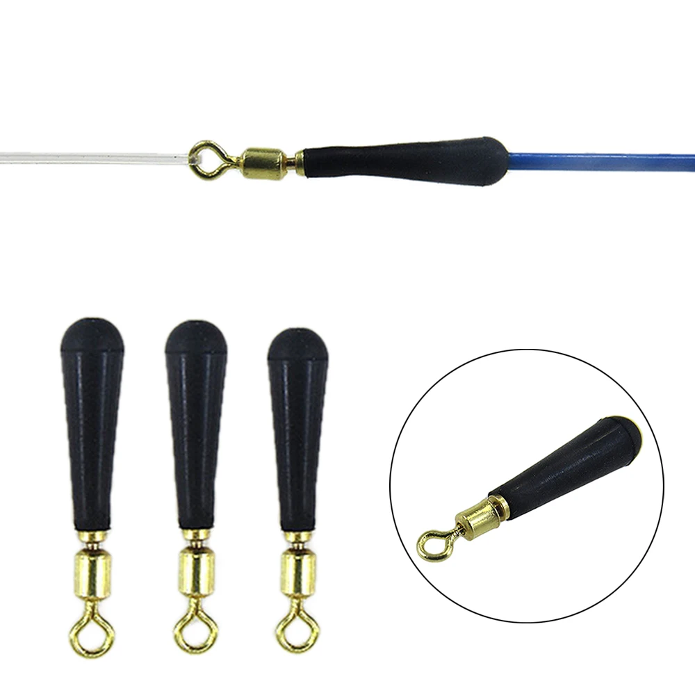 3 шт. плавный лов рыбы плавает сиденье Медная головка резиновый поплавок для