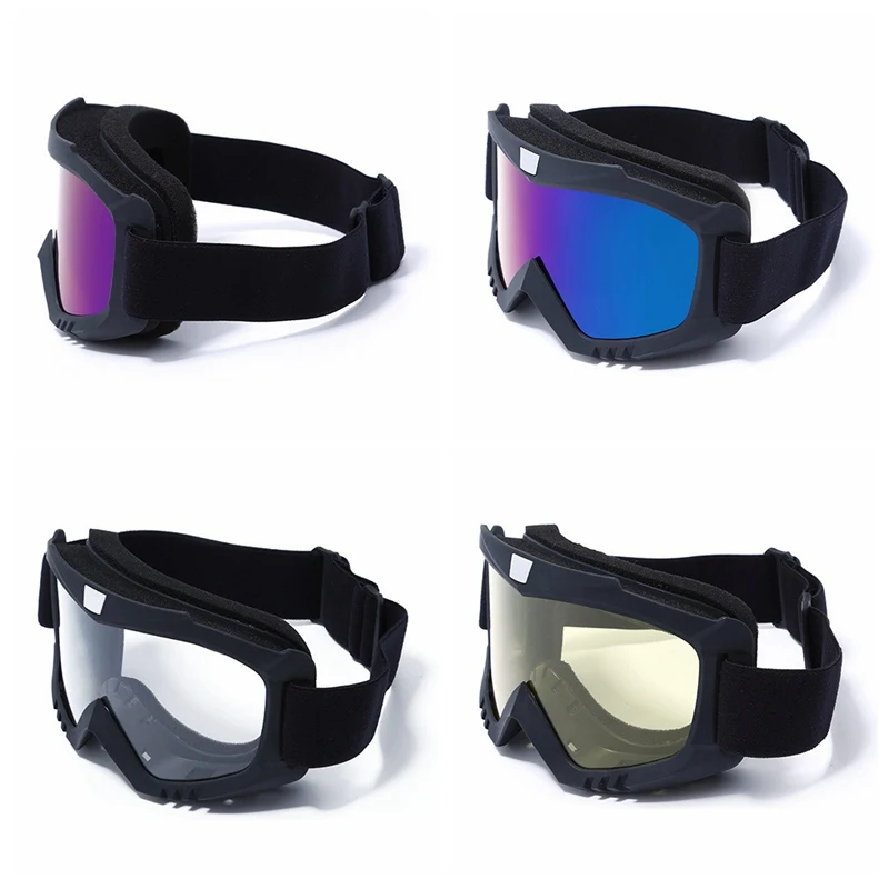 Windproof Skiing Glass Motorbike Helmets Goggles Ski Snowboard Mask Winter Snowmobile Goggles Motocross Sunglasses