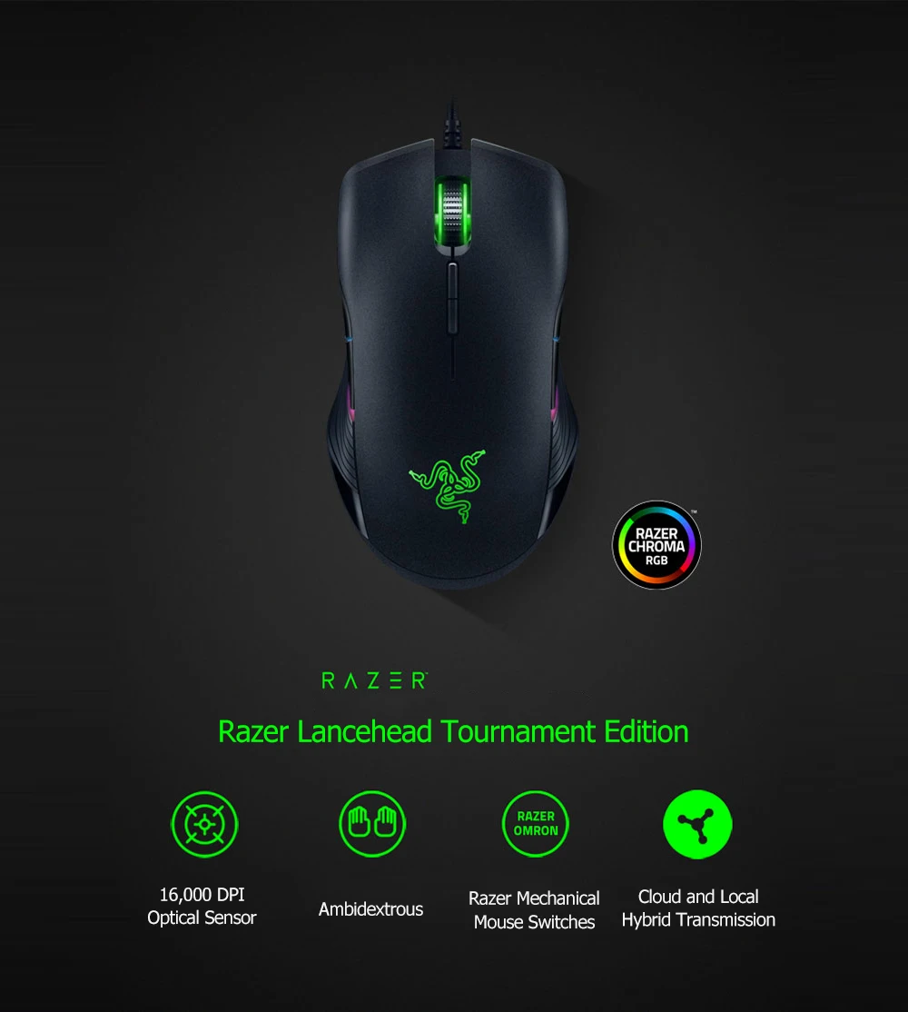 Razer Lancehead Tournament Edition - Ambidextrous Esports