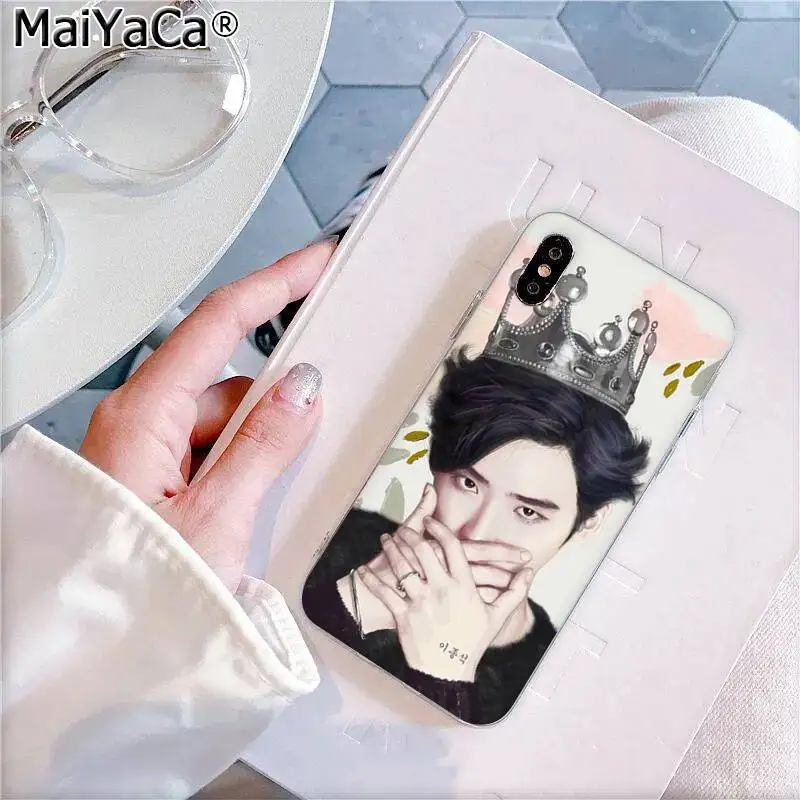 MaiYaCa Корейский мужской Звездный идол ли Чон сок на заказ Прозрачный чехол для телефона для Apple iphone 11 pro 8 7 66S Plus X XS MAX 5S SE XR - Цвет: A3