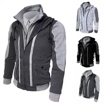 

Sweater Winter Sweatshirt Hooded Tops Outwear Coat Hoodie Men's Jacket Warm