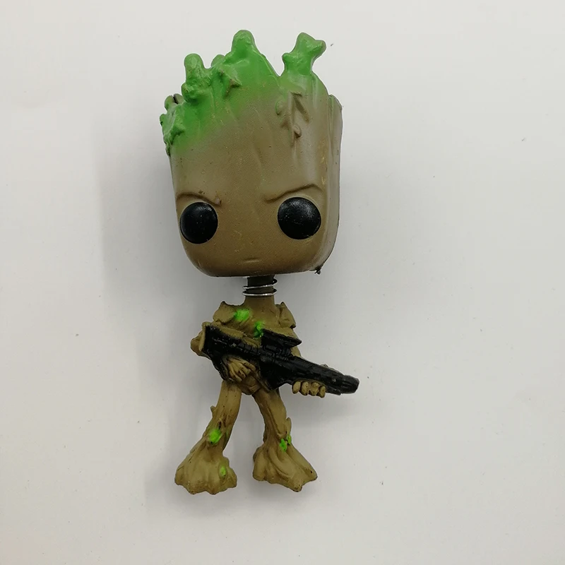 8 шт. Funko Pop Marvel Avengers Endgame 10 см Vision Groot Juguete пластиковые фигурки модель детские