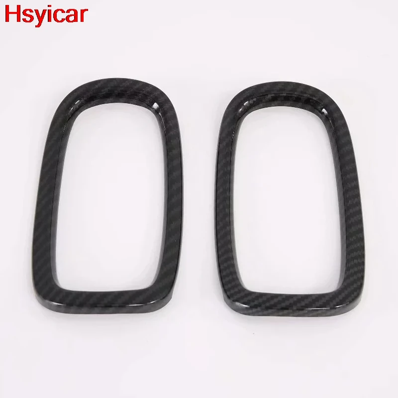 Hsyicar For Toyota Prius 2019 2020 Front Dashboard Left Right Air Condition Vent AC Outlet Cover Trim Accessories ABS Carbon |