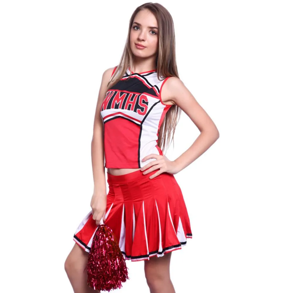 Женский сексуальный костюм для старшей школы|high school musical costume|high cheerleadersmusic cheerleading |