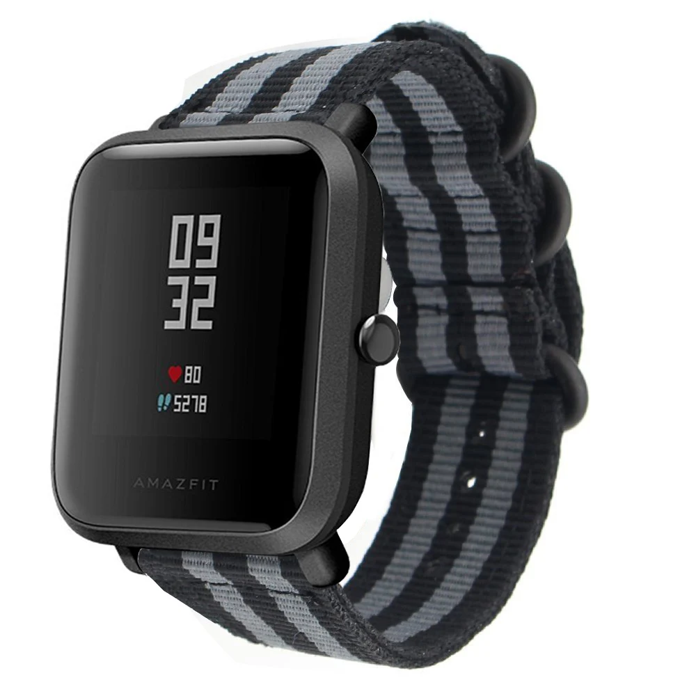 Eastar-Colorful-Nylon-wristband-for-Xiaomi-huami-Amazfit-Smart-Watch-Youth-Edition-Bip-BIT-PACE-Lite(9)