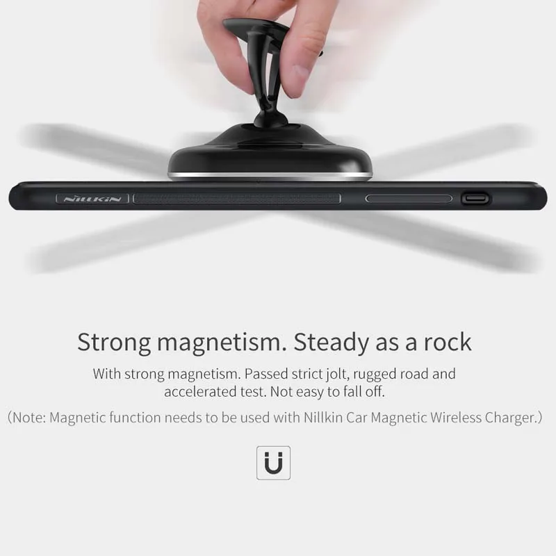 Магнитный беспроводной Чехол-приемник NILLKIN для iPhone XS Max XR Qi, беспроводное зарядное устройство, автомобильный коврик и волшебный чехол для iPhone XS X