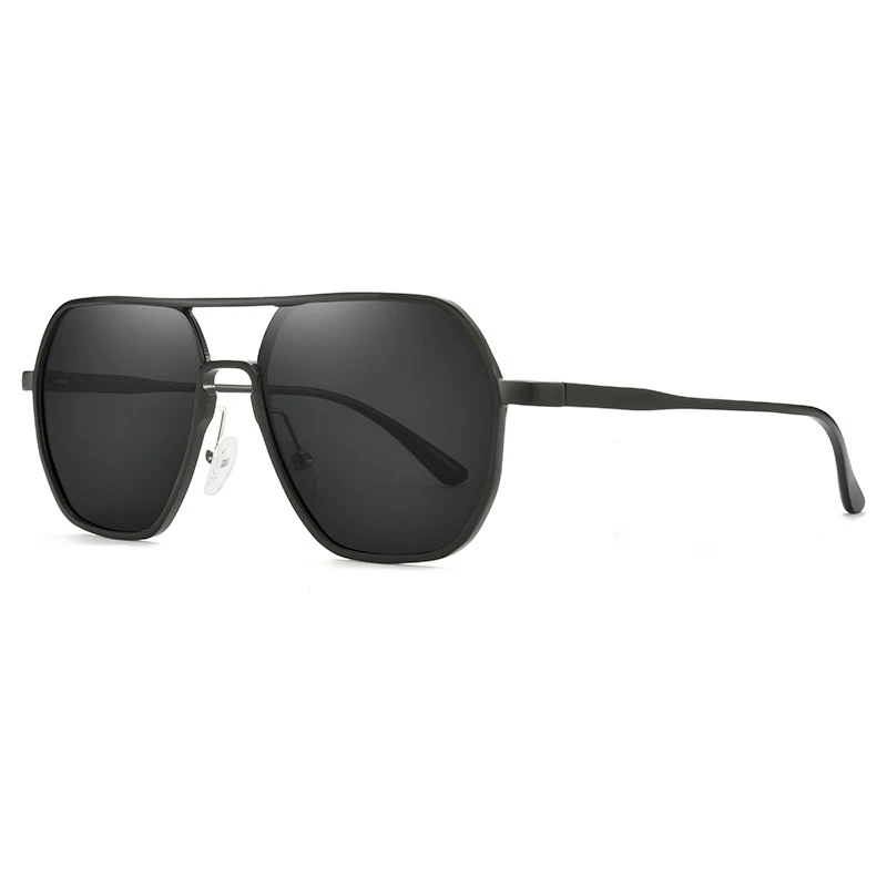 YIMARUILI Fashion Retro Big Face Polarized Sunglasses Anti-glare