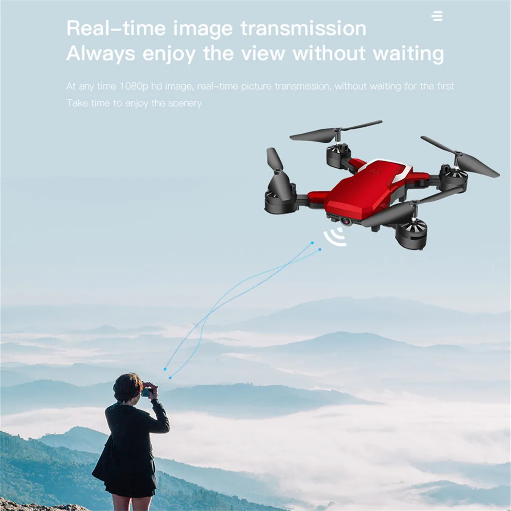 Пульт дистанционного управления летательный аппарат Топ TXD-G5 wifi FPV 1080p камера оптический поток Безголовый складной RC Квадрокоптер Дрон 9,2