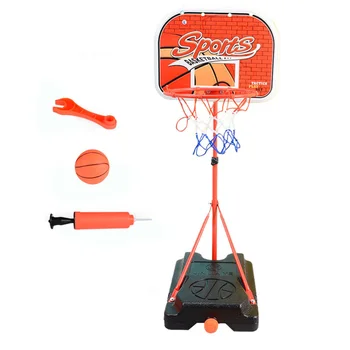 

1 Set Creative Liftable Basketball Rack Funny Children Indoor Basketball Toy Basketball Playing Toy for Kids
