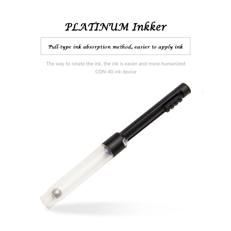2pcs/lot Japanese Platinum Fountain Ink Converter Quick Taking Ink