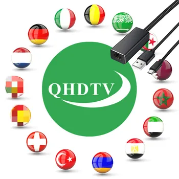 

Qhdtv Android Tv Box 1 year Warranty Arabic Belgium Germany Netherland Morocco Algeria m3u Smart TV Box No App Included