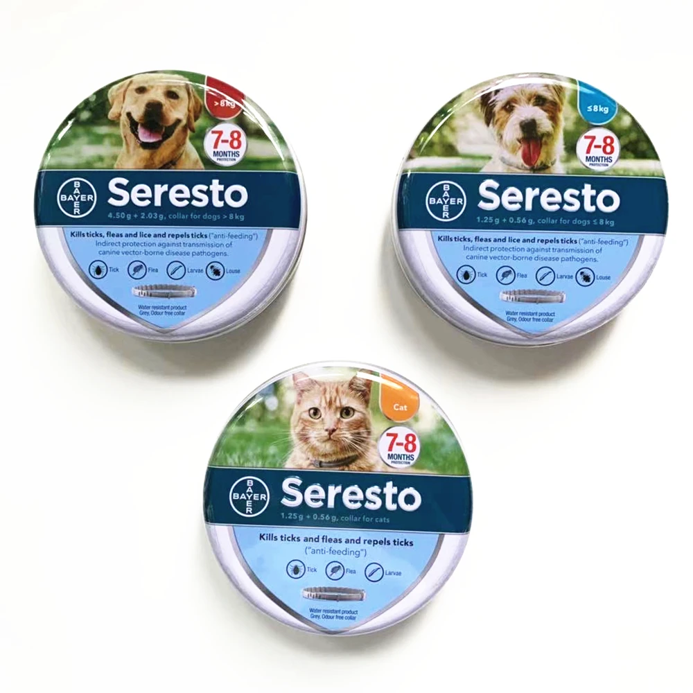 

EURO Version Flea and Tick Collar for Dogs 8 Month Protection Dog