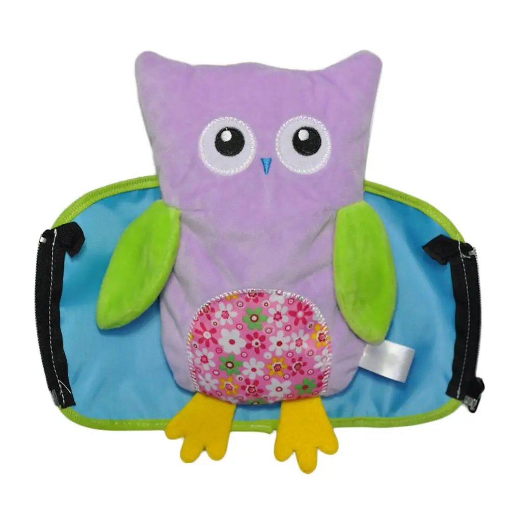  4 PCS Cute Owl Plush Dress-up Toy Development Early Educational Teaching Animal Cute Plush Aid Set  - 4000338068838