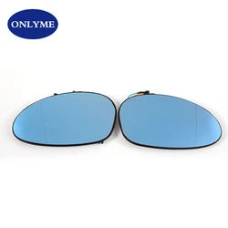 Car wide angle heated 4 pins blue mirror glass for BMW series 1 , 3 E90 E91 E92 E93 E87 E88 E46 2004 05 06 07 08 09
