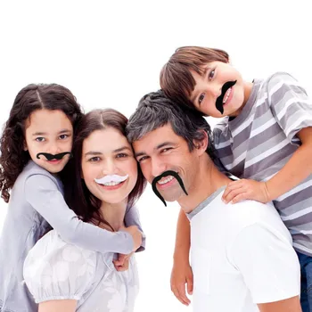 

Z 36pcs/set Beard Bill Self-Adhesive Mustache Photo Props Beard Sticking Sticky False Beards Party For Christmas Party Birthday