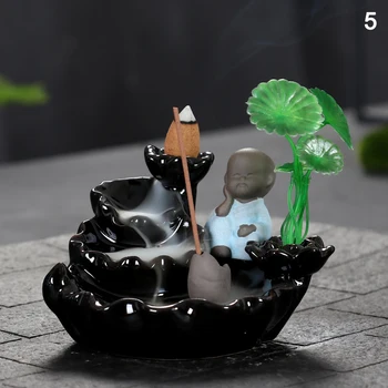 

Ceramic Censer Backflow Incense Holder Waterfall Incense Censer Aromatherapy Ornament Home Decor YE-Hot