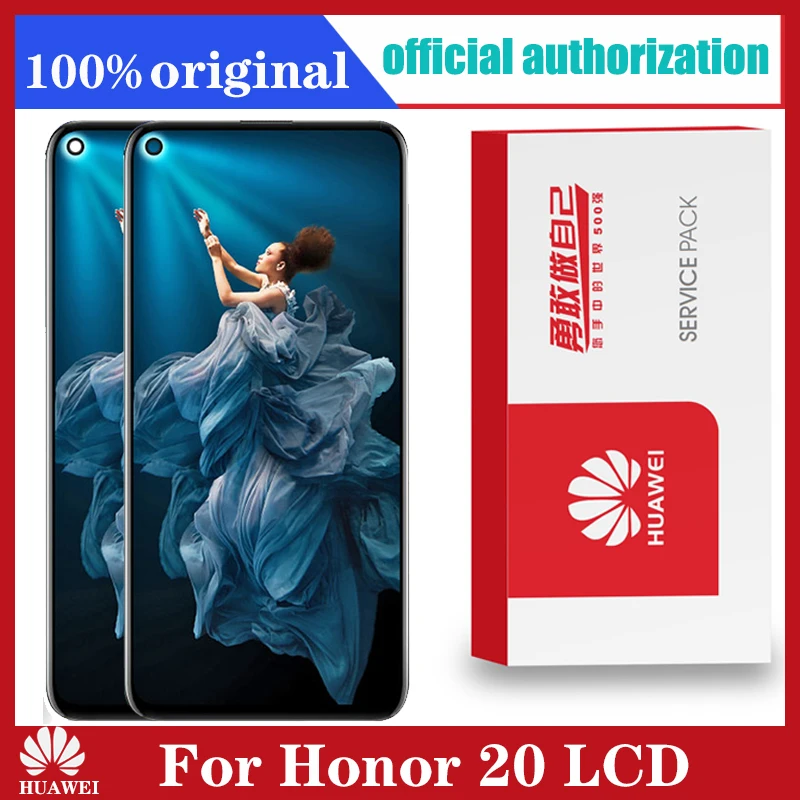 Оригинальный дисплей 6 26 дюйма для Huawei Honor 20 honor20 ЖК сенсорный экран дигитайзер в