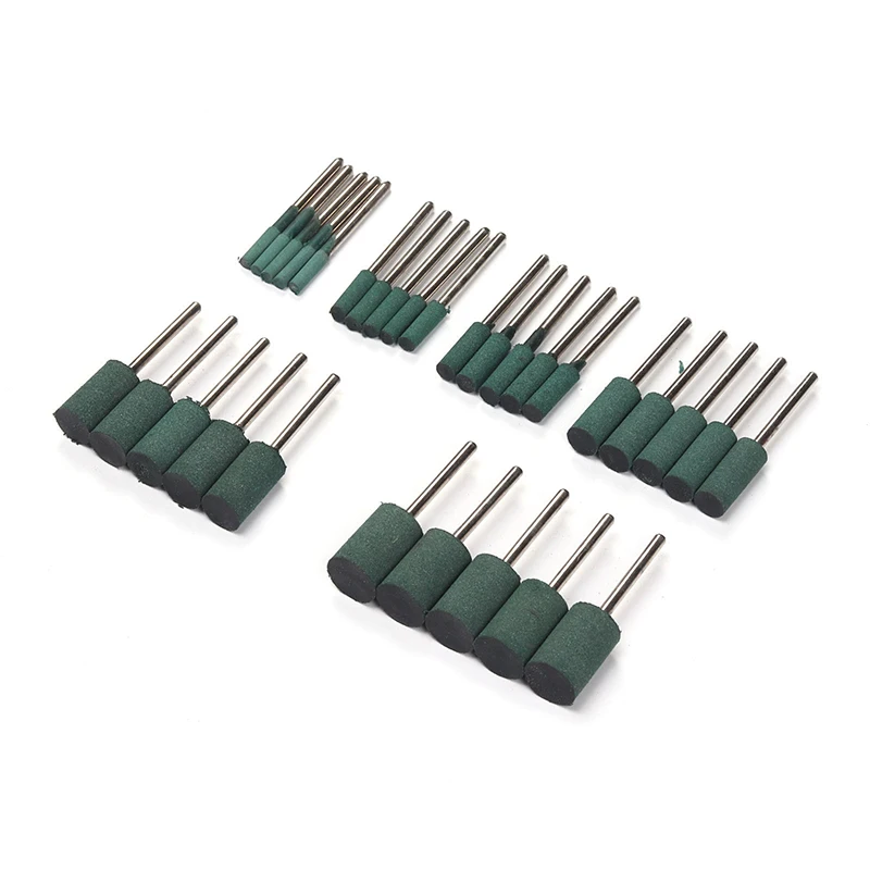 30pcs Rubber Grinding Head Polishing Burr Bit Cylinder Derusting Rotary Tools Rubber Polishing Heads New Arrival 30pcs Rubber Grinding Head Polishing Burr Bit Cylinder Derusting Rotary Tools Rubber Polishing Heads New Arrival
