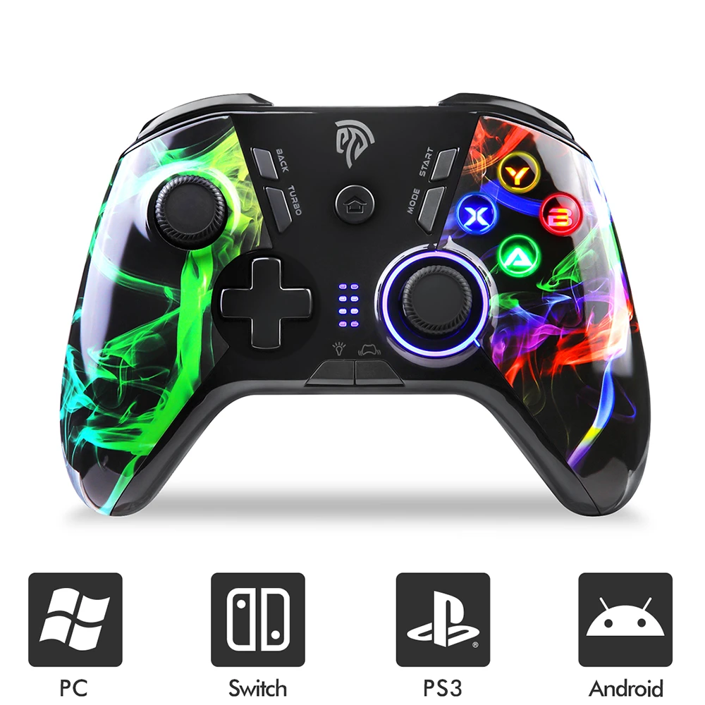 Easysmx Esm 9110 Wireless Gamepad Controller For Ps3 Pc Windows 10 Android Nintendo Switch Joystick With 4 Customized Buttons Gamepads Aliexpress