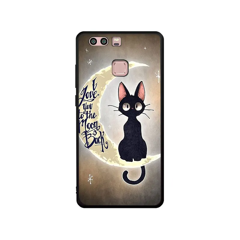 B7 EWAU JIJI CAT мой сосед Мягкий ТПУ Телефон чехол для Huawei P8 P9 P10 P20 P30 Pro Lite Mini P Smart Z - Цвет: B7