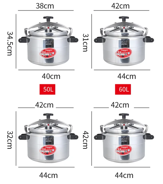 13L~33LCommercial pressure cooker Stainless Steel Large Pressure  Cooker,explosion-proof High-pressure Six-layer Protection Commercial/large  Family