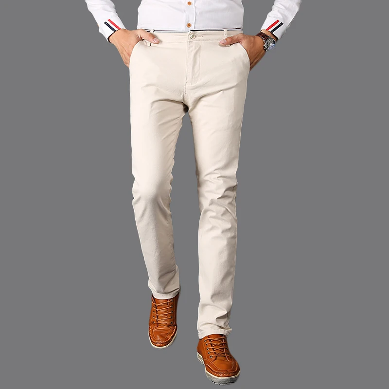 Spring Summer Business Casual Pants Men 