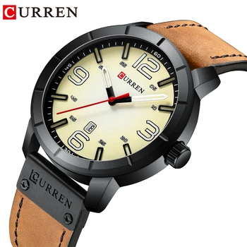 

CURREN Men Sport Watch Luxury Quartz Wristwatch Waterproof Stainless Steel Band Calendar Dial Clock Relogio Masculino