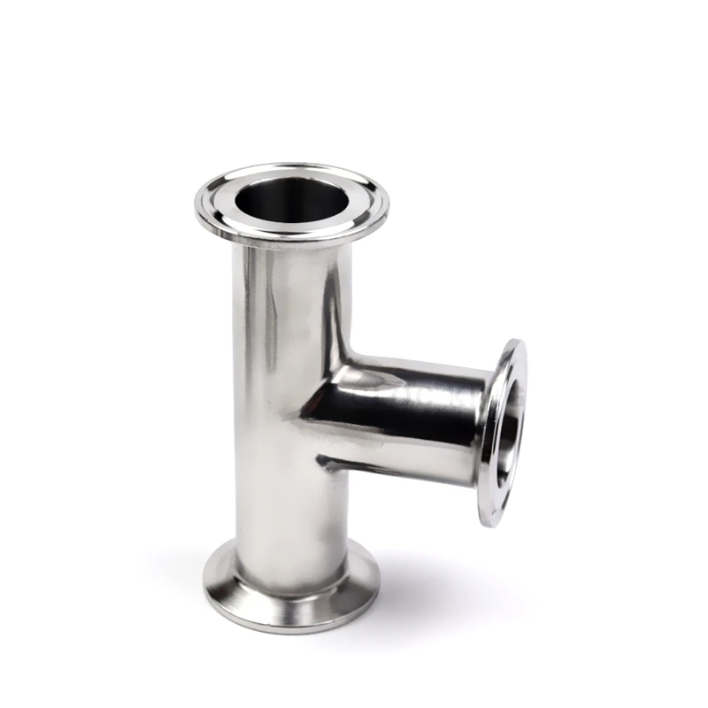 Pipe Fitting Tee Adapter OD19mm-102mm (3/4"-4")Stainless Steel SS304/316L Sanitary 3 Way Tee Ferrule 1.5&rdquo; 2&rdquo; 3&rdquo; 4&rdquo;OD50.5-119MM Fit 1.5"-4" Tri Clamp