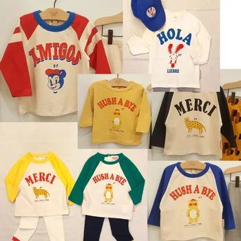 

Spot BOBOmoon-BB 2019 Toddler Girls Sets Cartoon Top & Pants Kids Clothing Plus Velvet Warm Thanksgiving Outfits Christmas